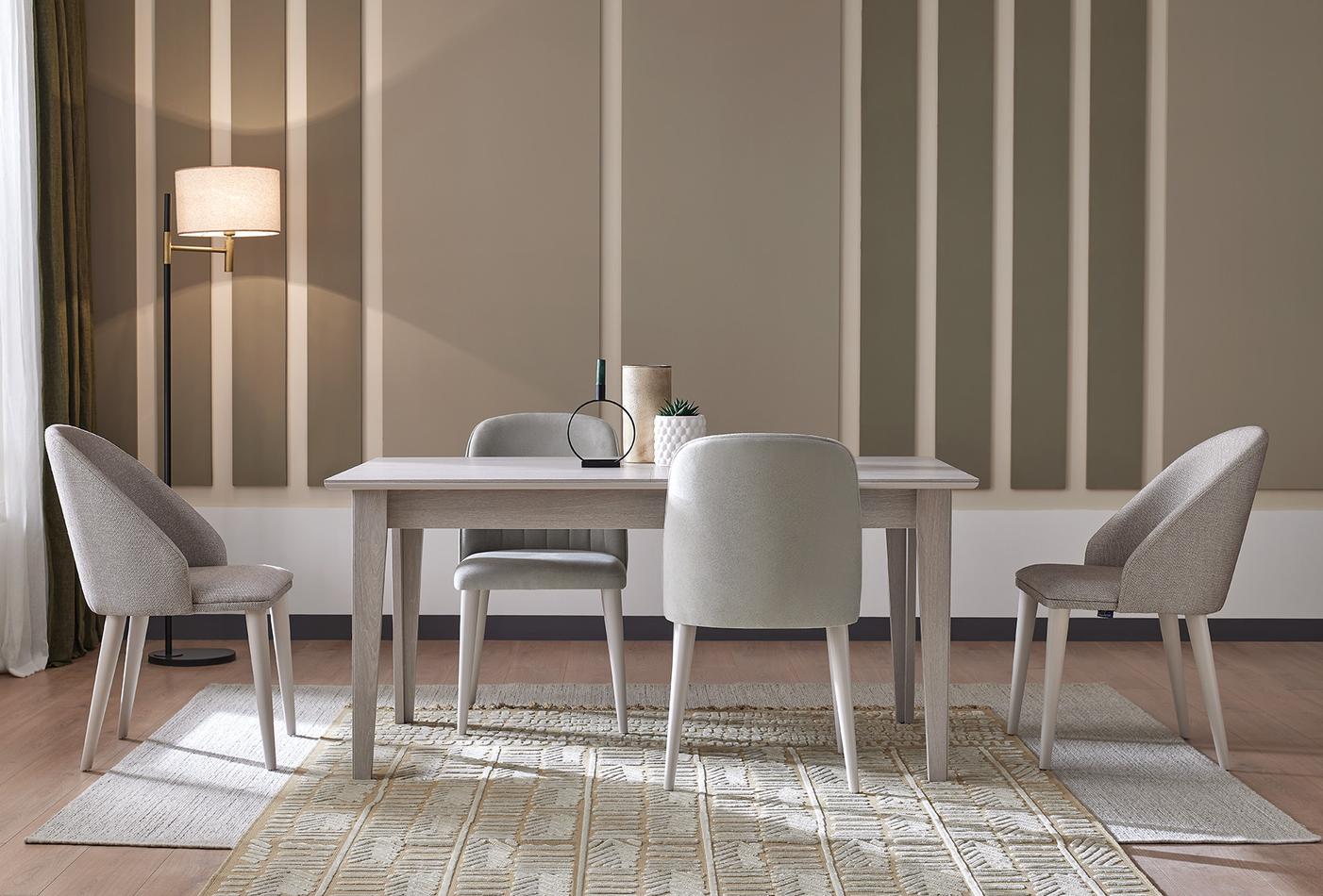 Basel extendable dining table