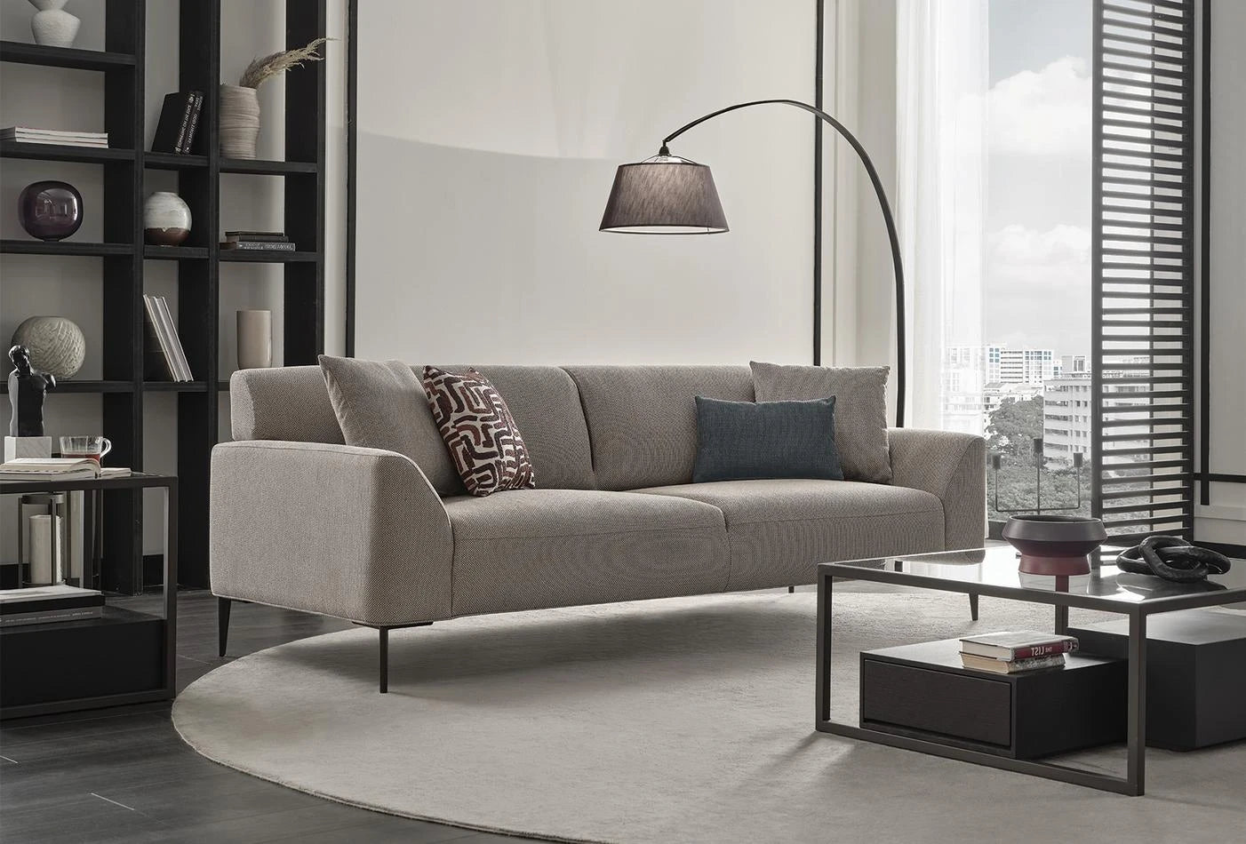 Berta 3-seater sofa bed