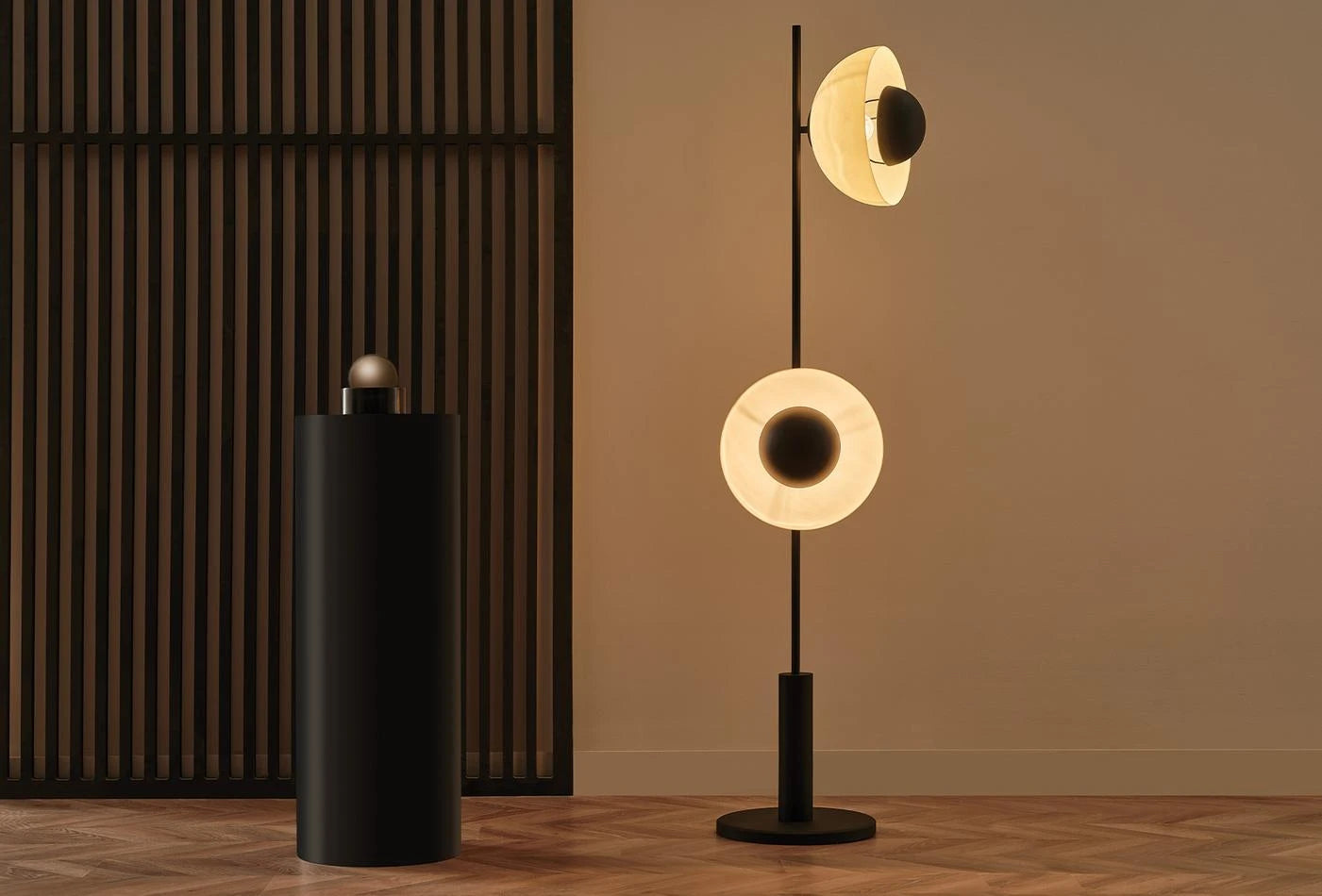 Evora double floor lamp