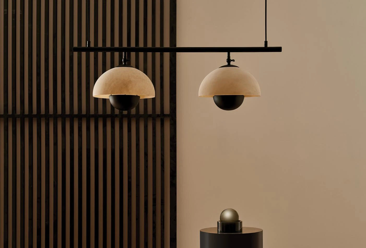 Evora double pendant lamp