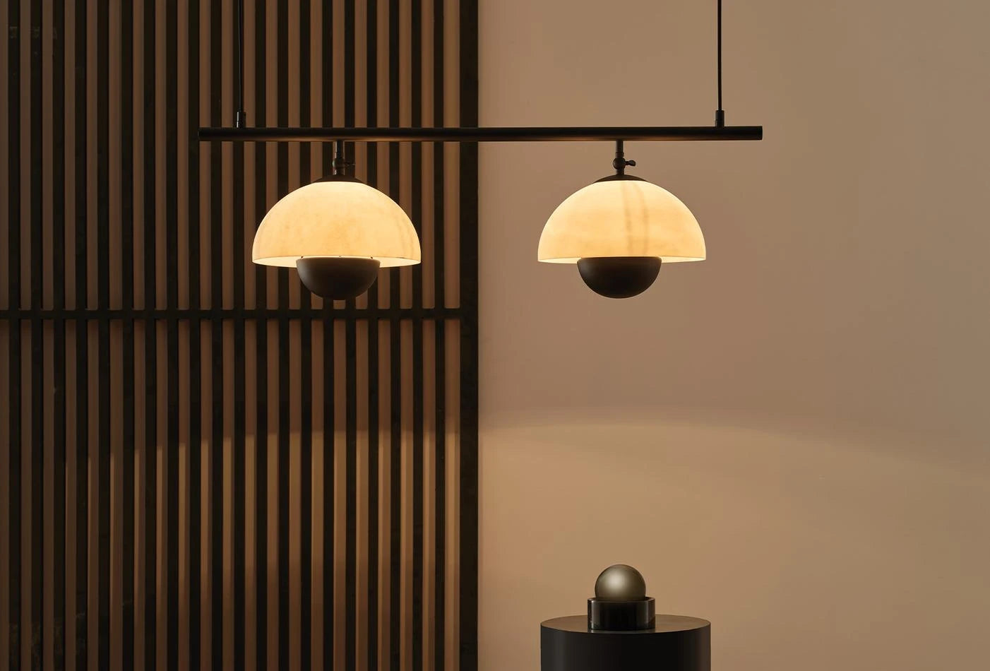 Evora double pendant lamp