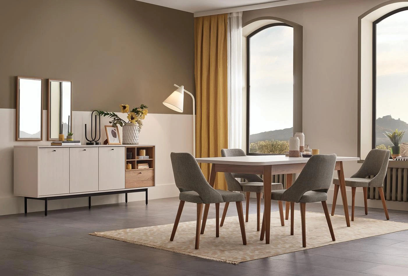 Loreto extendable dining table