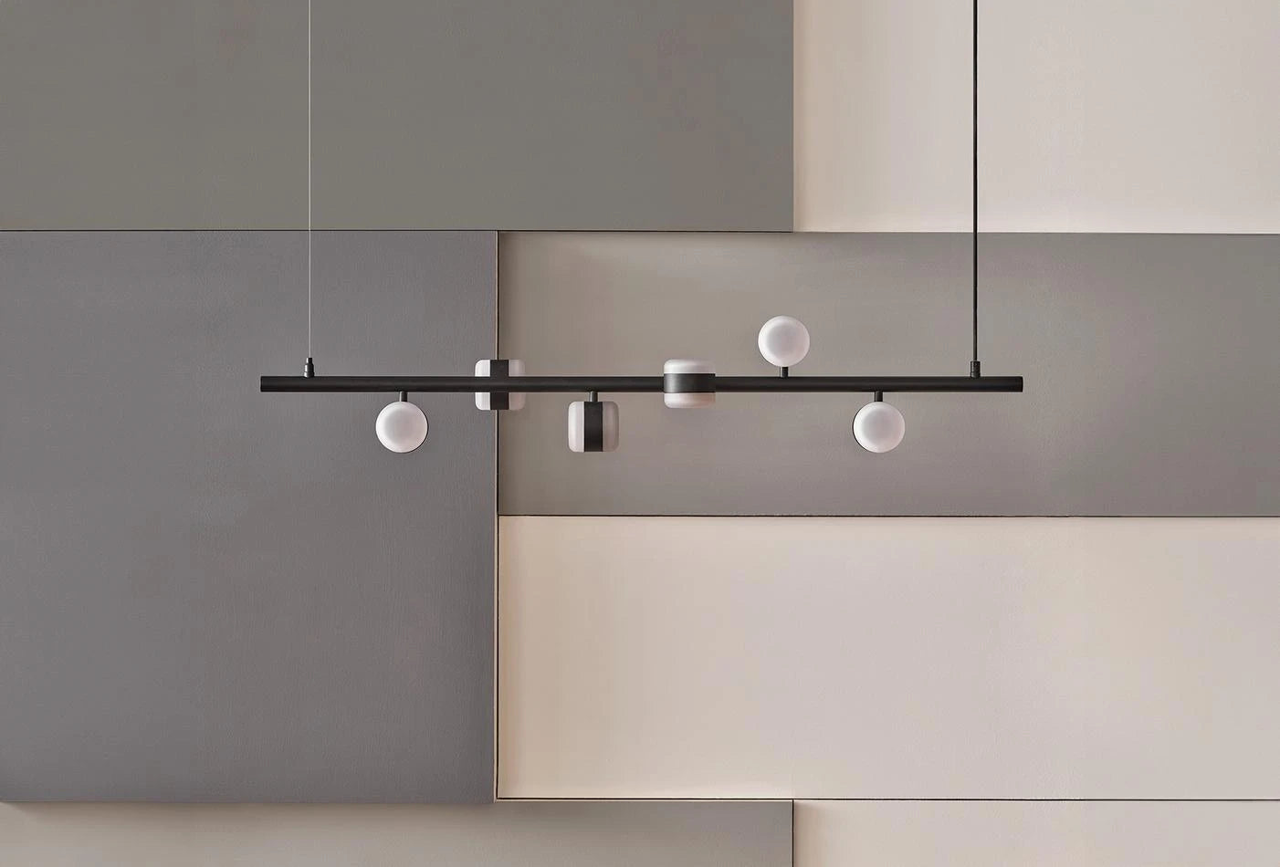 Oblo six-hole pendant lamp