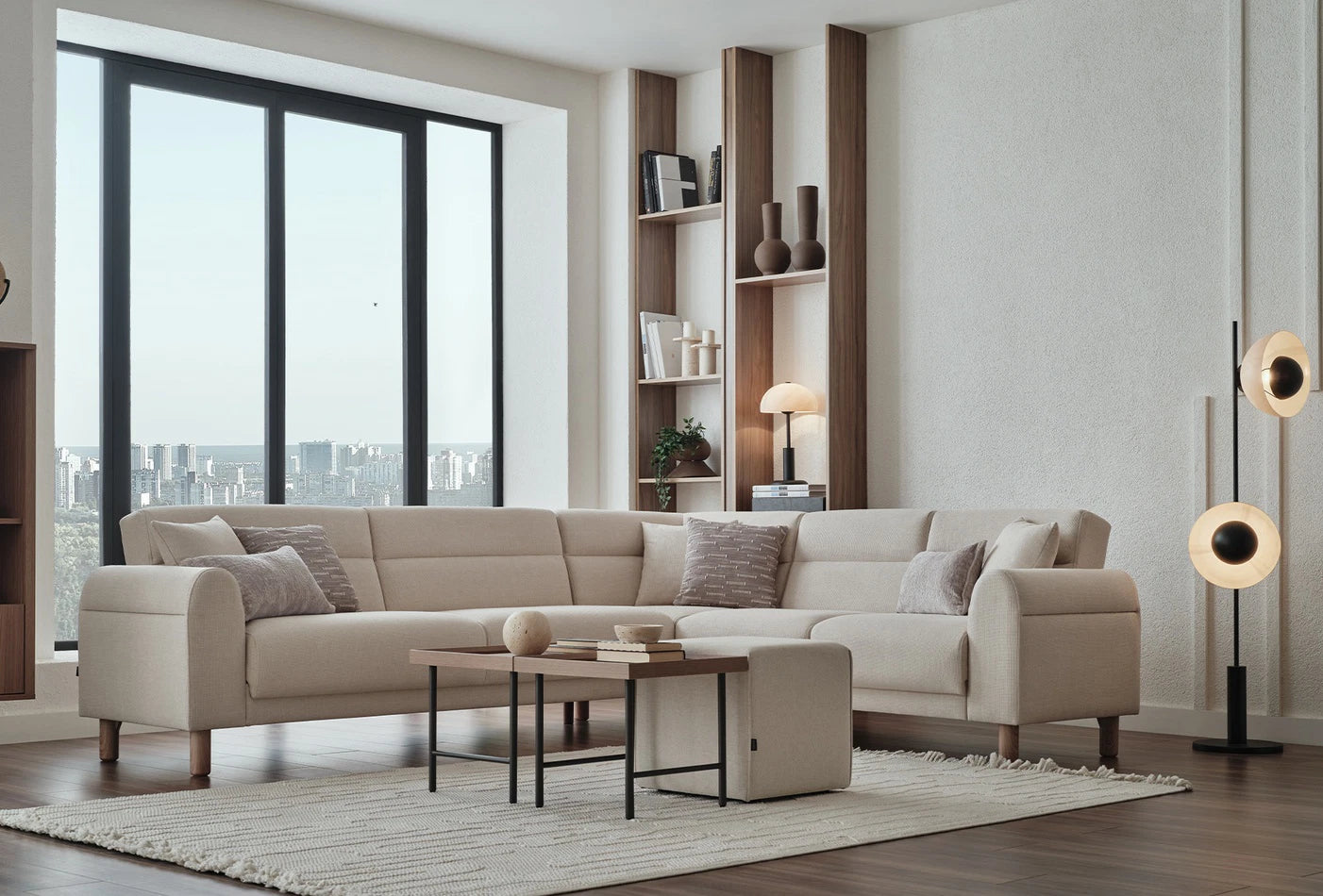 Paloma L alakú kanapé