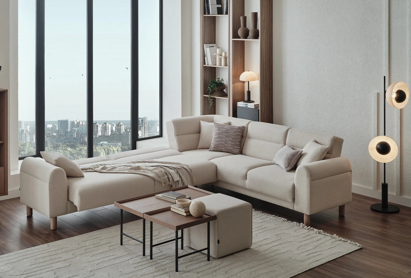 Paloma L alakú kanapé