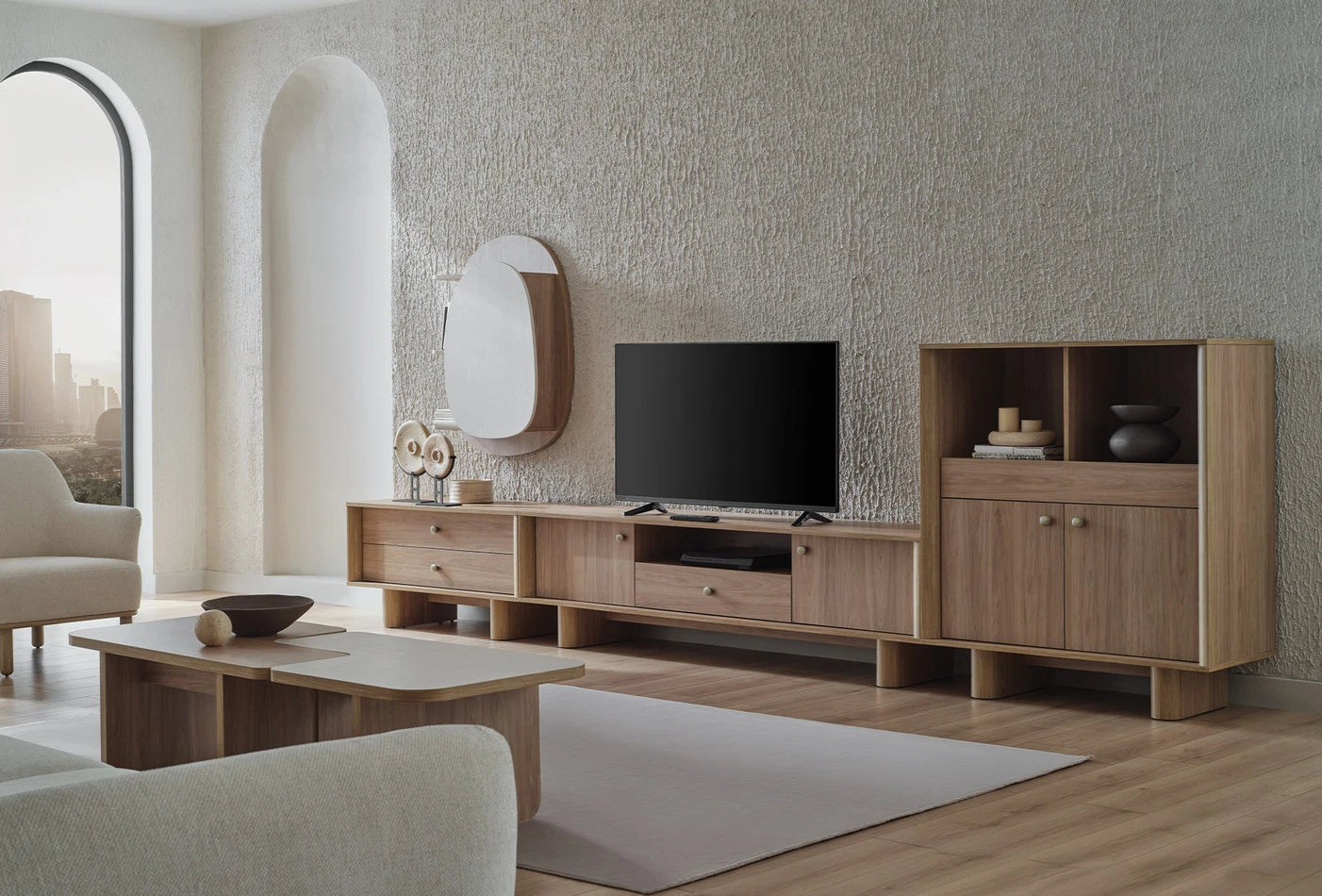 Perge polcos szekrénysor