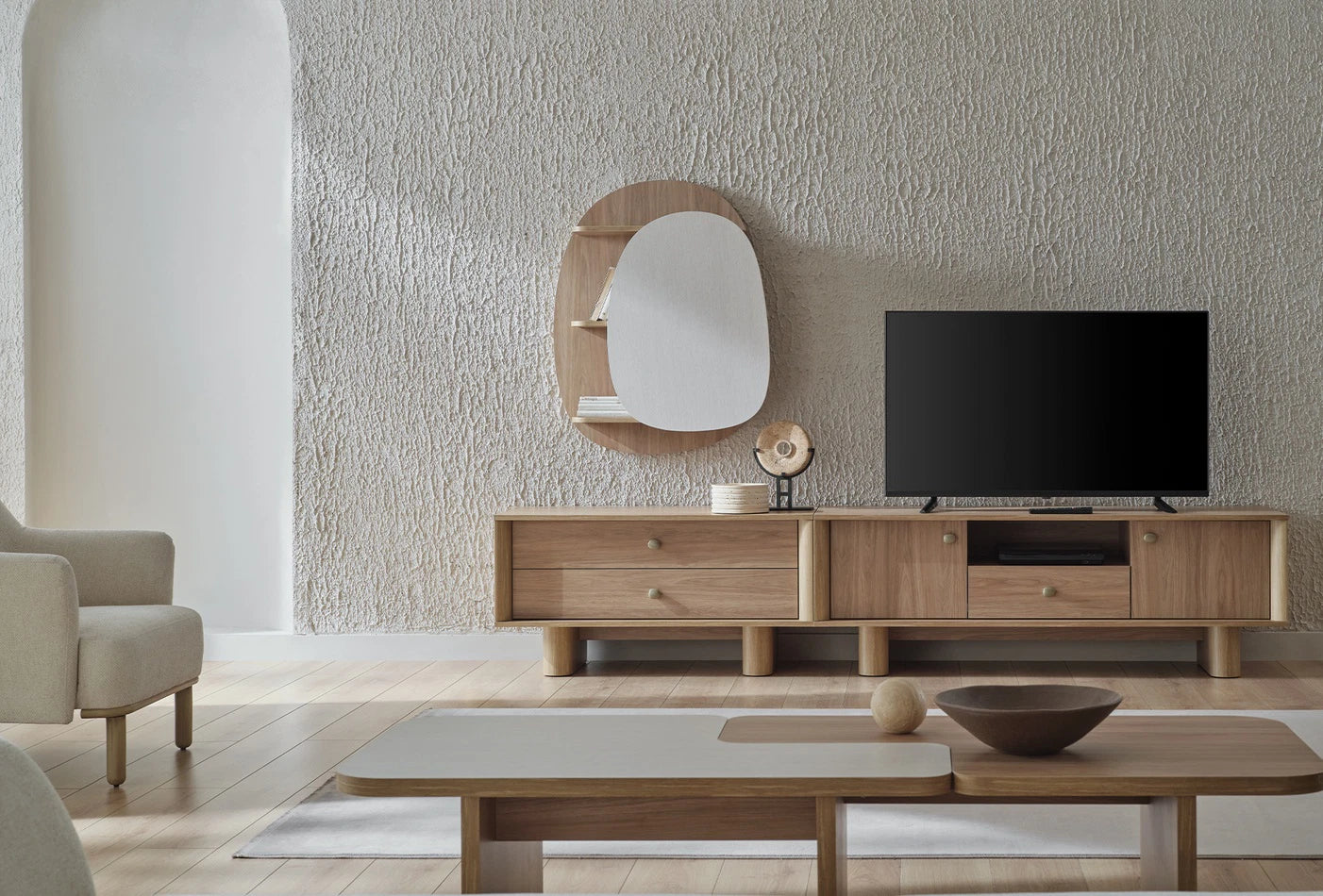 Perge polcos szekrénysor